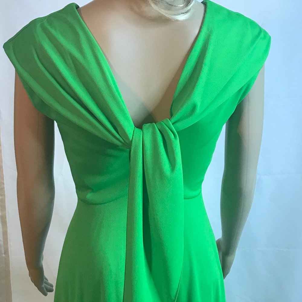 Vintage House of Bianchi floor length scarf dress
